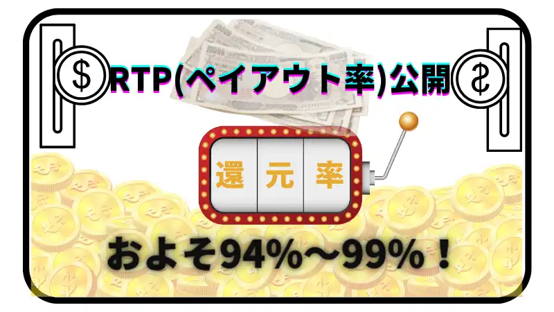 遊雅堂(ゆうがどう)のRTP(ペイアウト率)、還元率、およそ94％～99％
