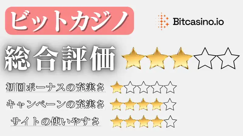 オンラインカジノ おすすめ ビットカジノ