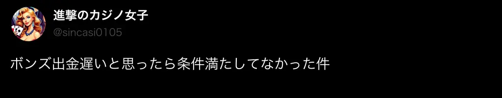 ボンズカジノの評判